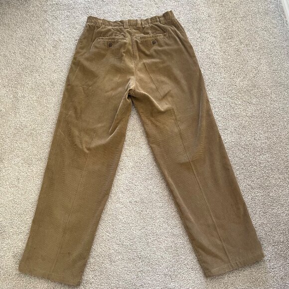 Tommy Bahama Corduroy Relaxed Fit Cotton Tan Beige Pants Size 38 - Picture 4 of 8